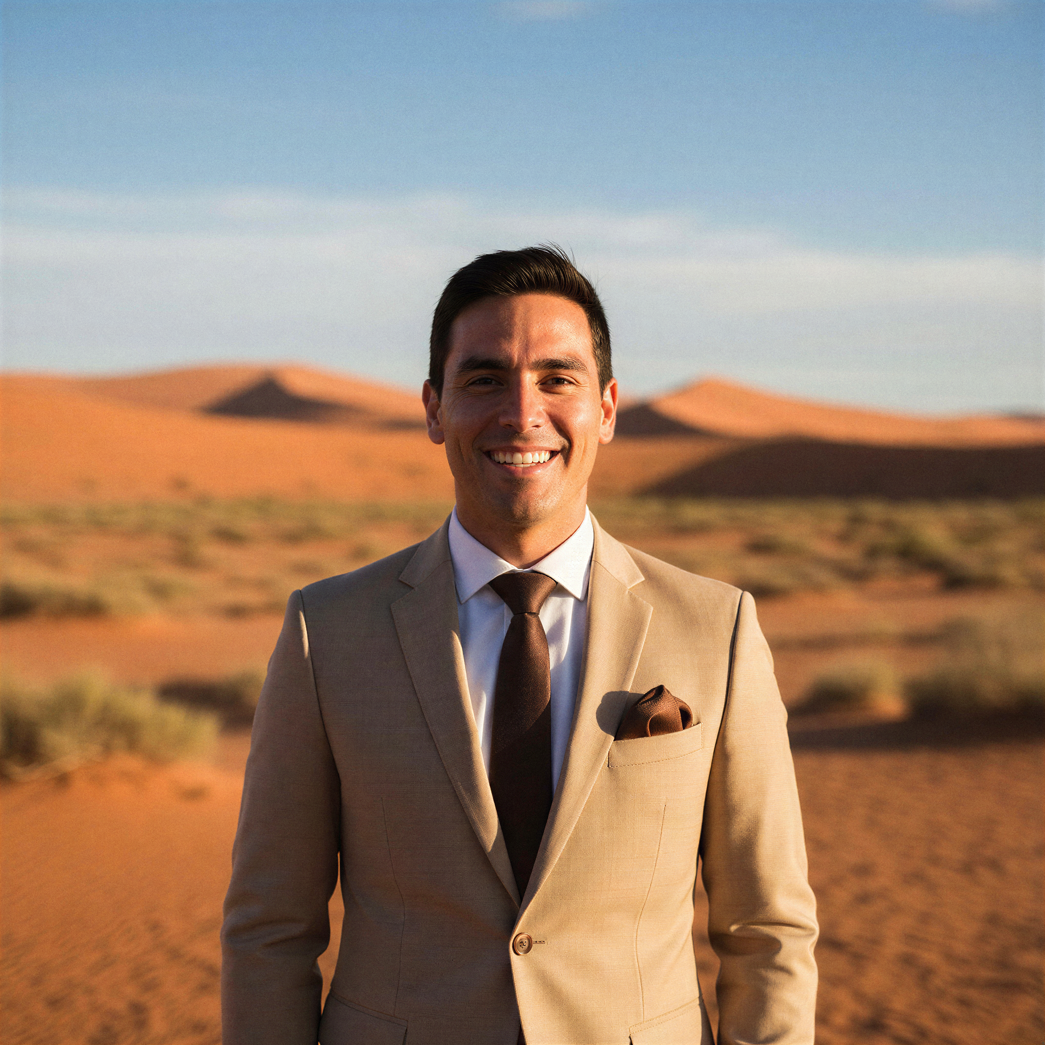 Hombre con traje formal elegante para evento importante